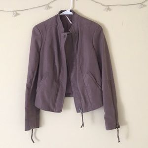 Free People Cool and Clean Faux Suede Jacket
